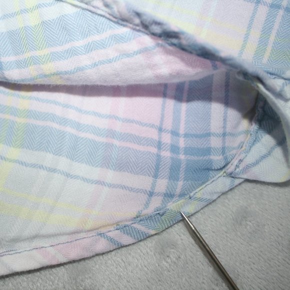 AEO | Vintage Boyfriend Flannel Shirt | Large - Picture 15 of 16